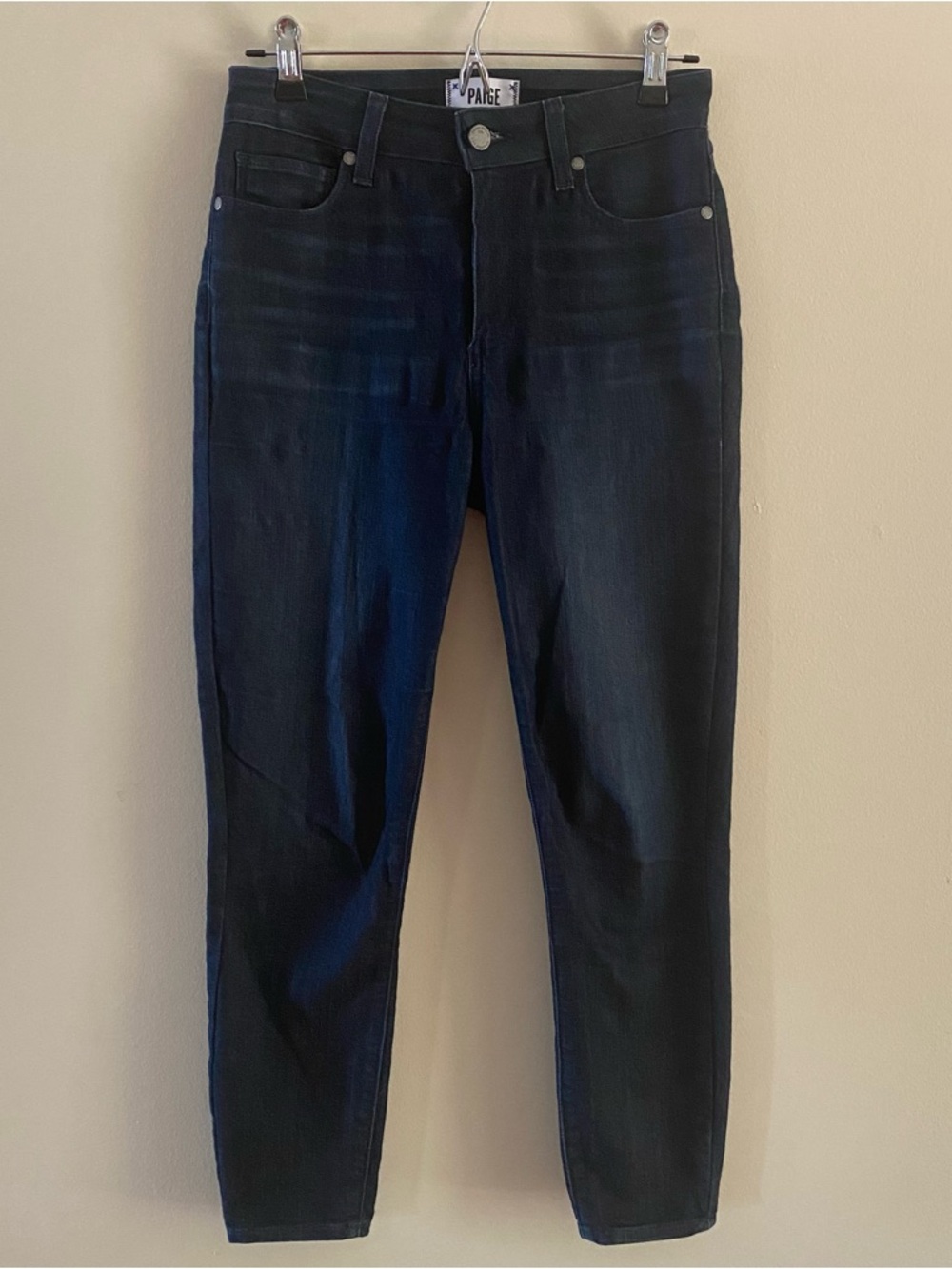 PAIGE Hoxton Ultra Skinny Jeans Petite 26 Dark Wash Stretch Women’s Denim